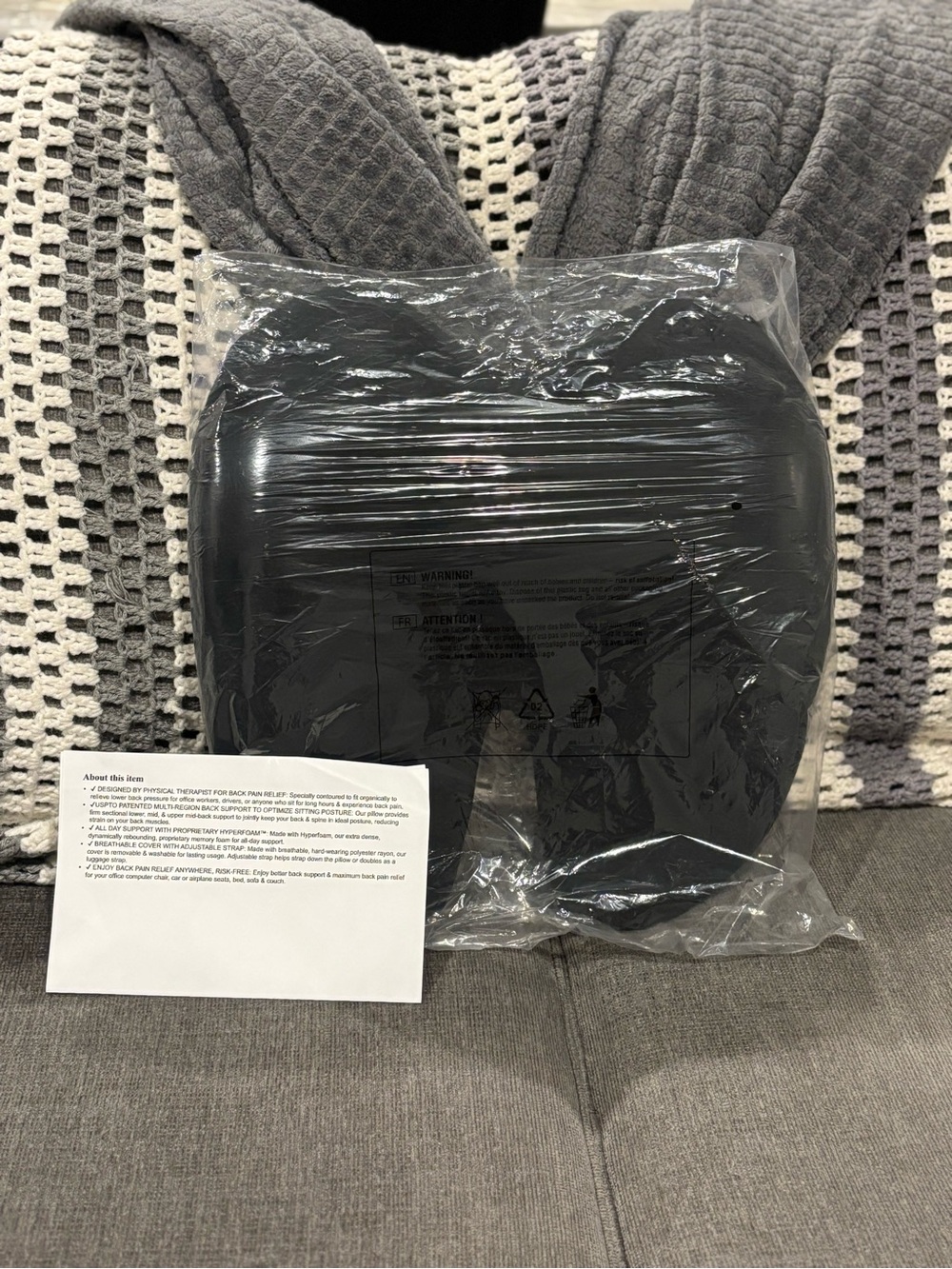 Lumbar Spine - Back Support Pillow - New!